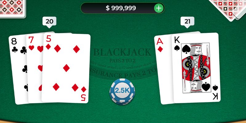 Quy luật chung của bộ môn Blackjack trực tuyến